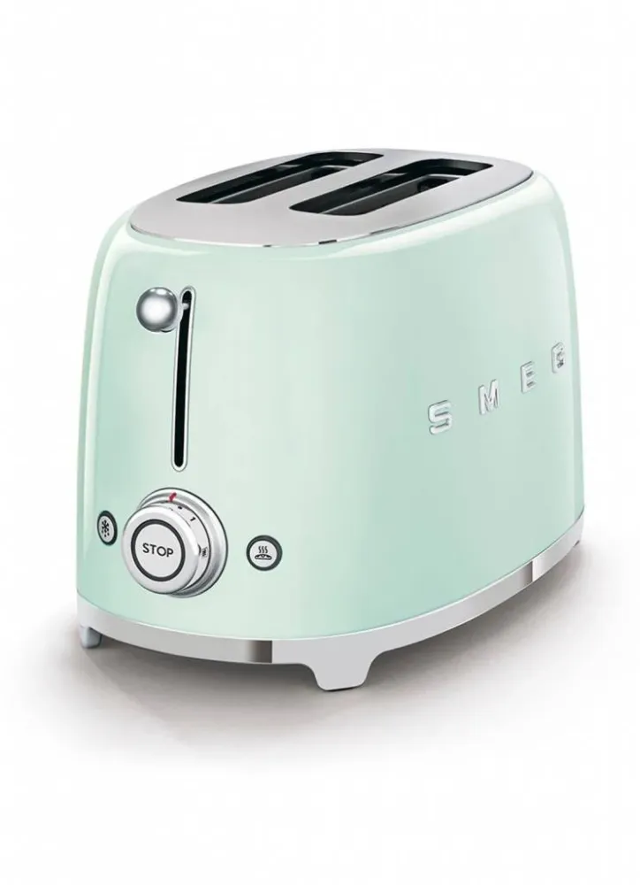Broodrooster 2x2 Watergroen Smeg