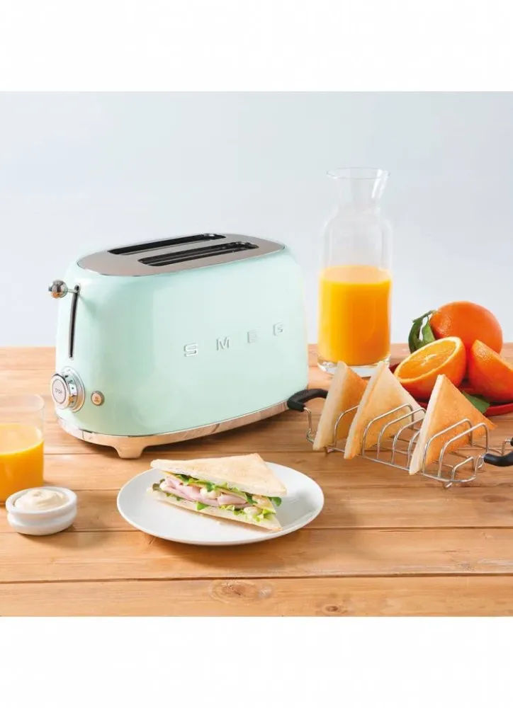 Broodrooster 2x2 Watergroen Smeg
