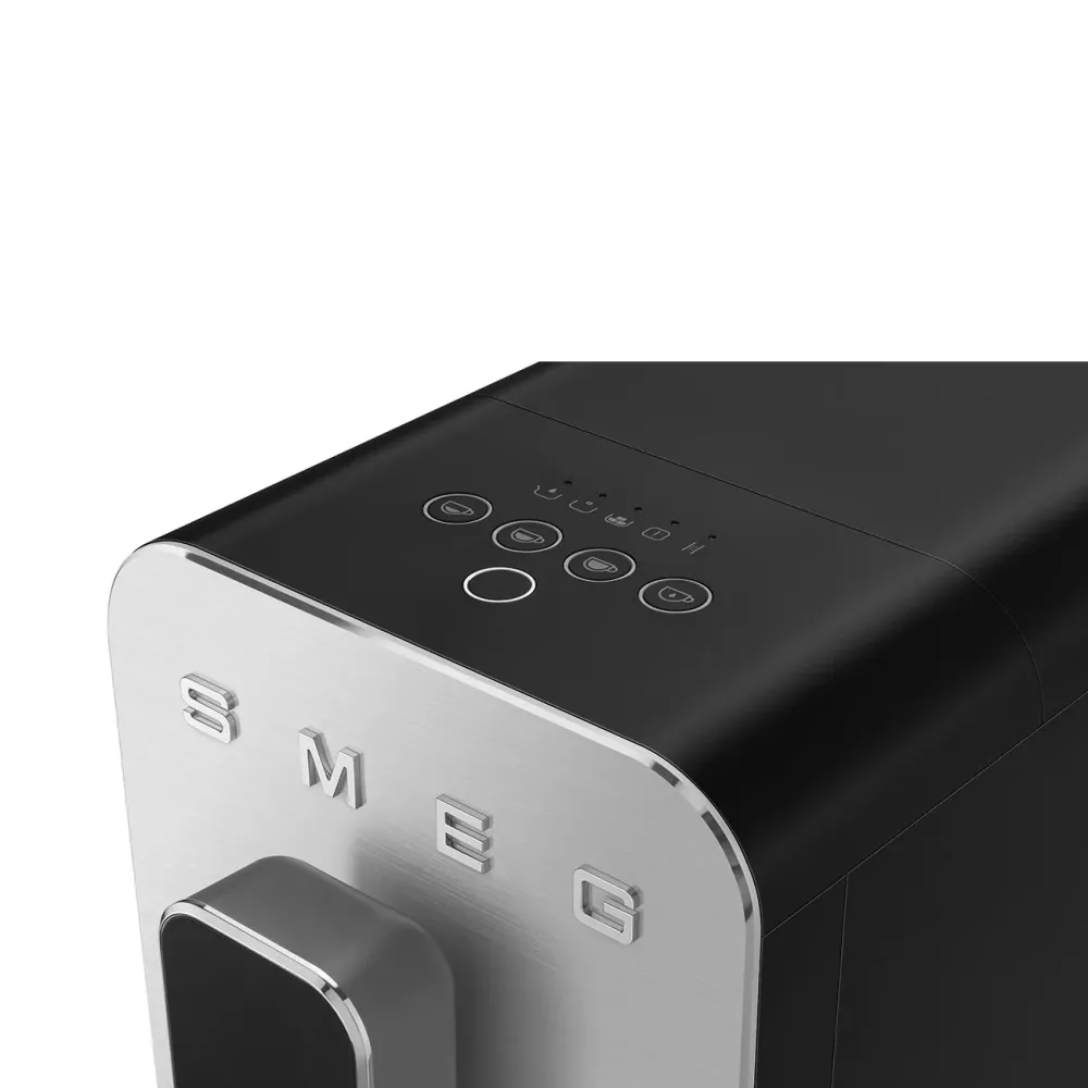 Smeg BCC11BLMEU Bean to cup - Volautomatische koffiemachine - mat zwart met inox