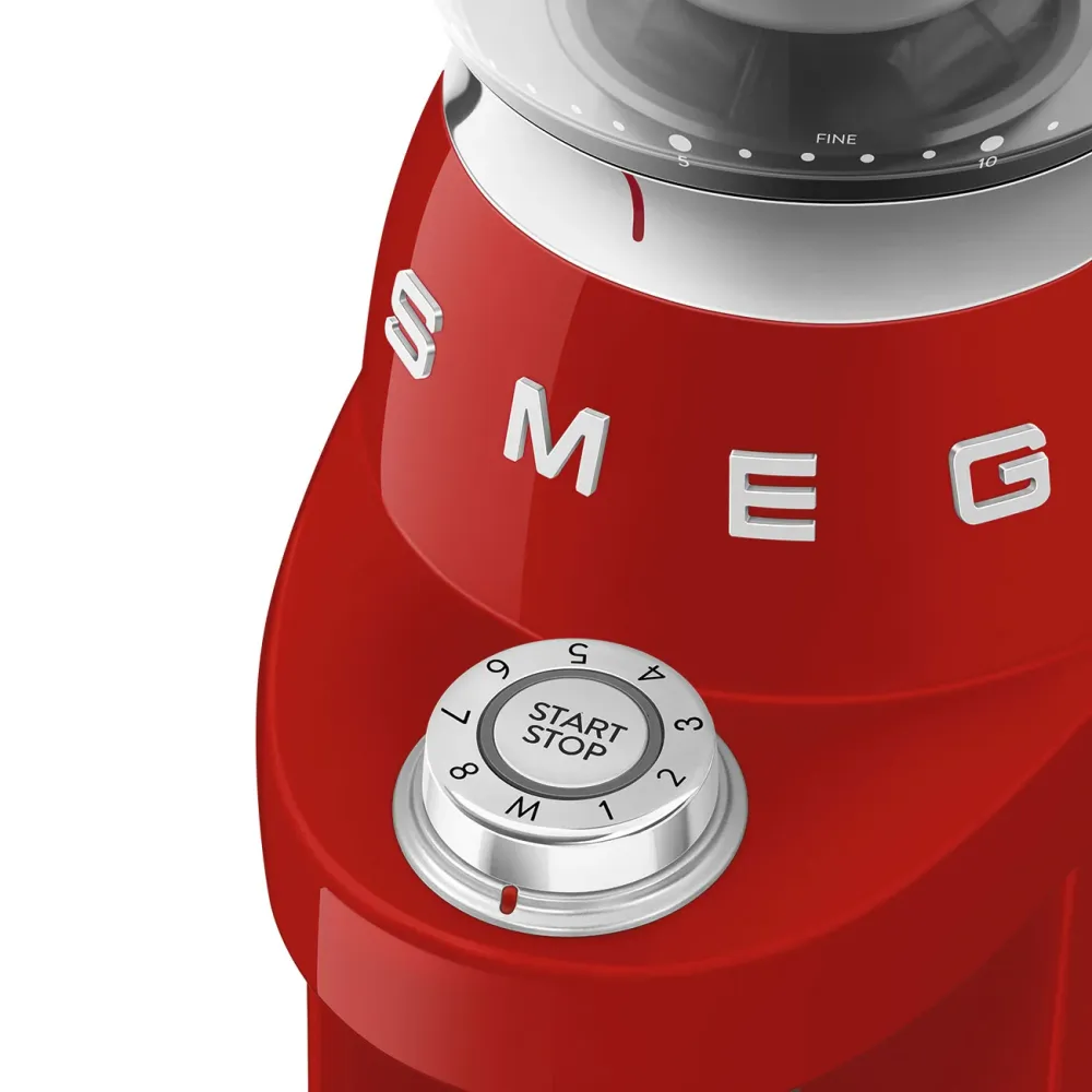 Smeg CGF03RDEU Koffiemolen - Tritan Renew - rood