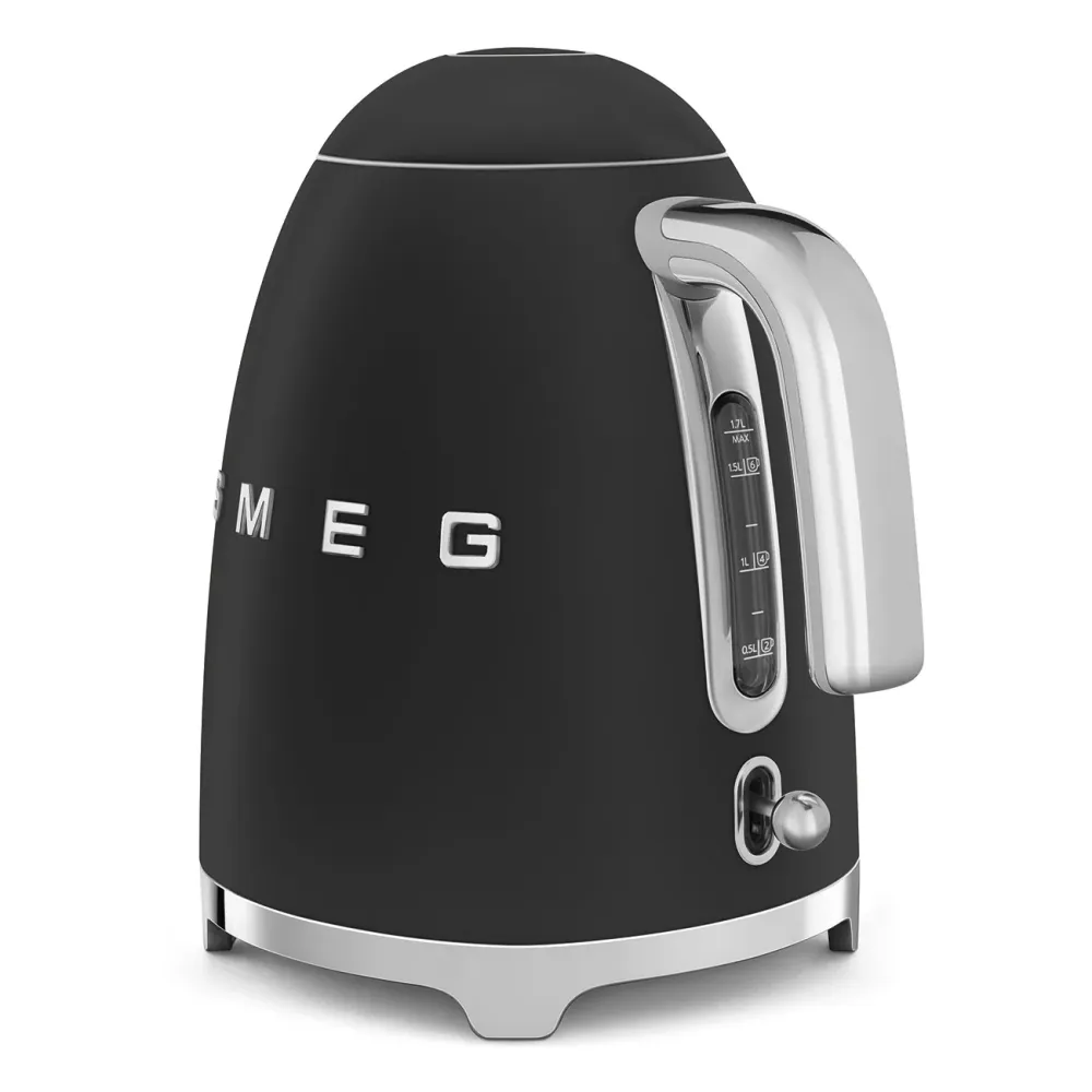 Smeg KLF03BLMEU Waterkoker - volume 1,7 liter - mat zwart