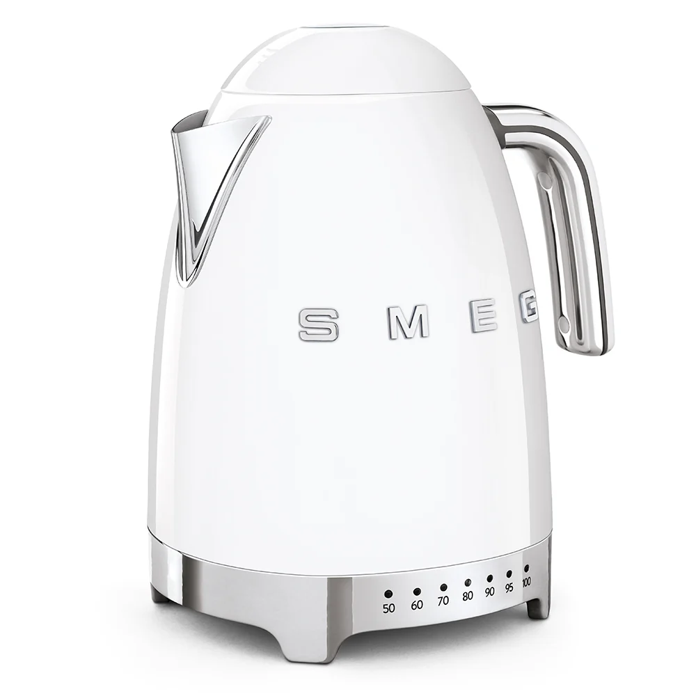Smeg KLF04WHEU Waterkoker - regelbare temperatuur - volume 1,7 liter - wit