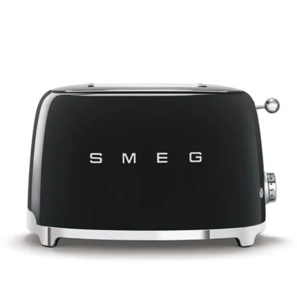 Smeg TSF01BLEU Broodrooster - 2 sleuven 2 sneden - zwart