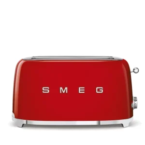 Smeg TSF02RDEU Broodrooster - 2 sleuven 4 sneden - rood