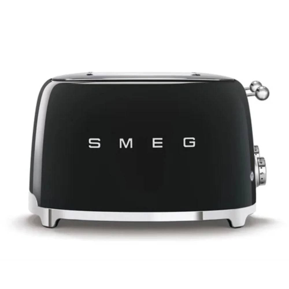 Smeg TSF03BLEU Broodrooster - 4 sleuven 4 sneden - zwart
