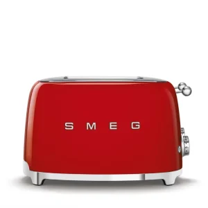Smeg TSF03RDEU Broodrooster - 4 sleuven 4 sneden - rood