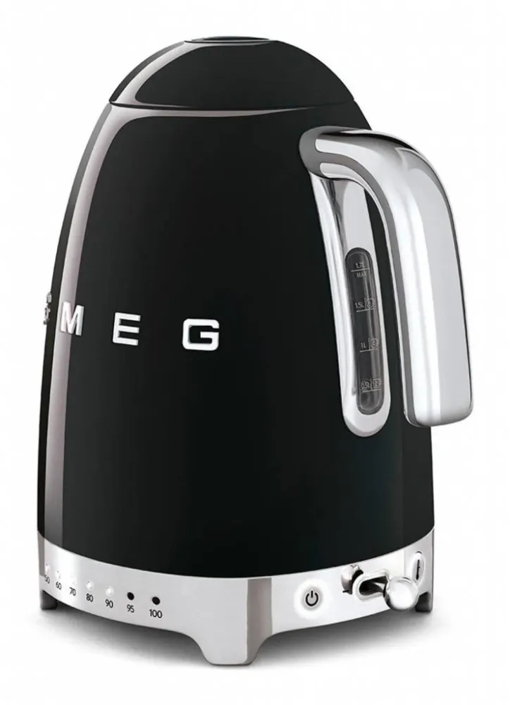 Variabele Waterkoker Zwart Smeg
