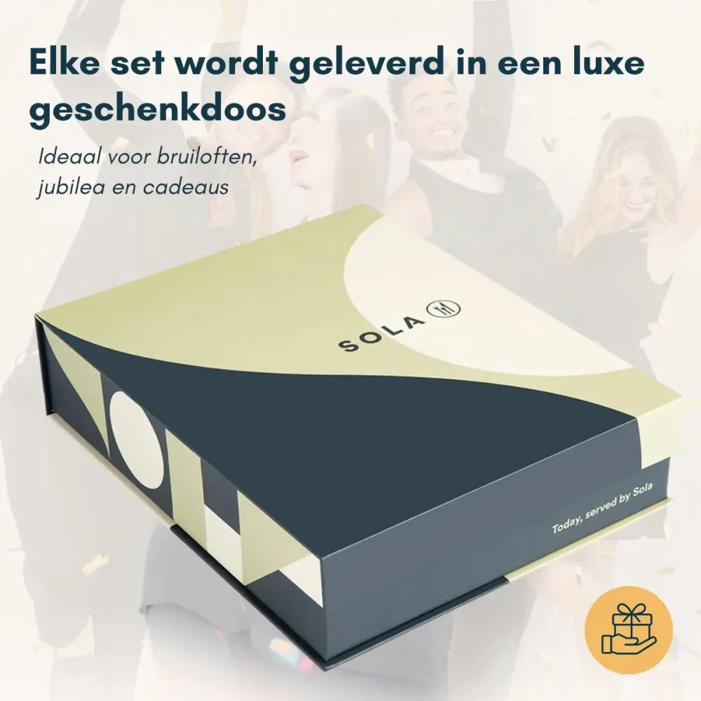 Sola Bestekset Luxor - 18/10 RVS - 70 delig / 8 personen