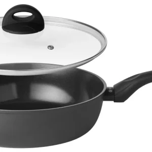 Sola Hapjespan / Sauteerpan met deksel Stonehenge ø 28 cm - keramische anti-aanbaklaag
