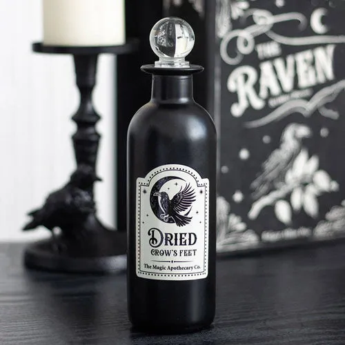 Dried Crow's Feet Decorative Glass Potion Bottle Something Different Wholesale