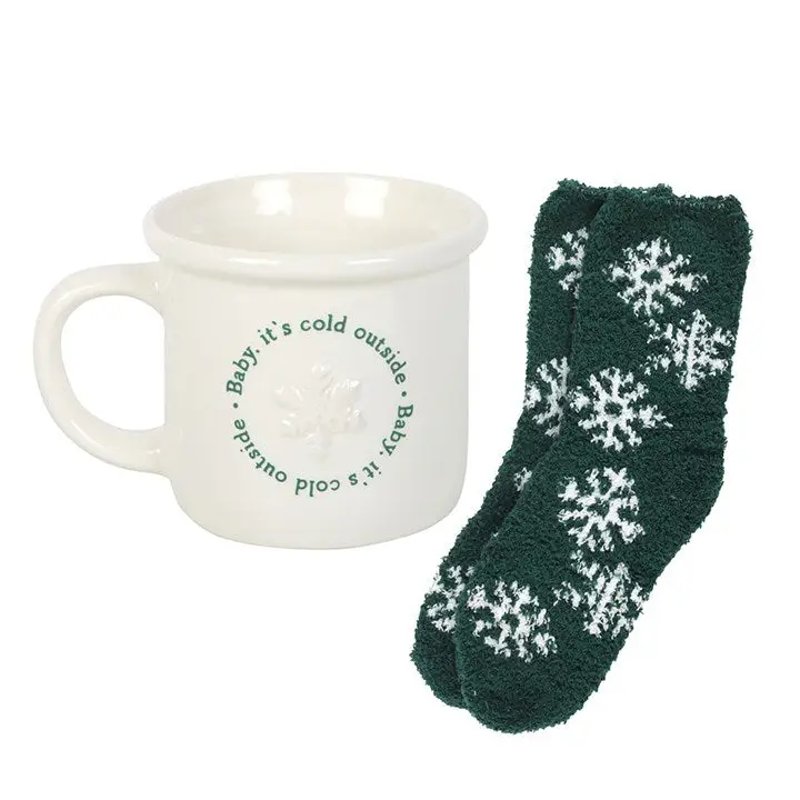Giftset Mok Baby it's cold Something Different Wholesale