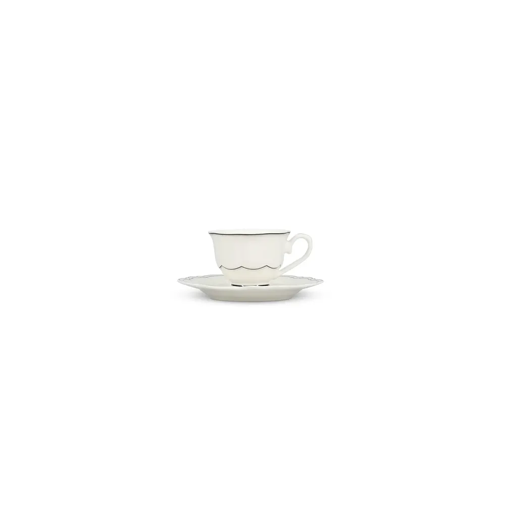 S|P Collection - Mokkakop 8cl en schotel Odette - Set van 2 SP Collection