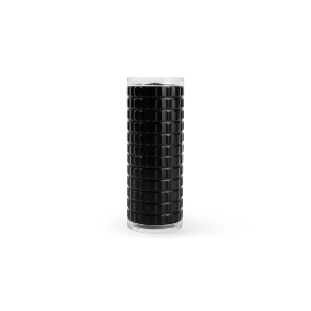 S|P Collection - Peper/zoutmolen H12,5cm geribbeld zwart Savor SP Collection