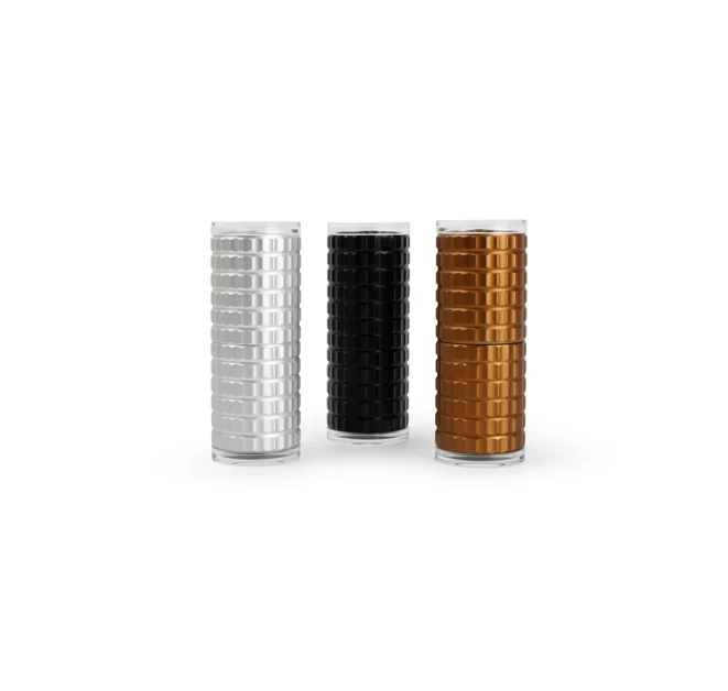 S|P Collection - Peper/zoutmolen H12,5cm geribbeld zwart Savor SP Collection