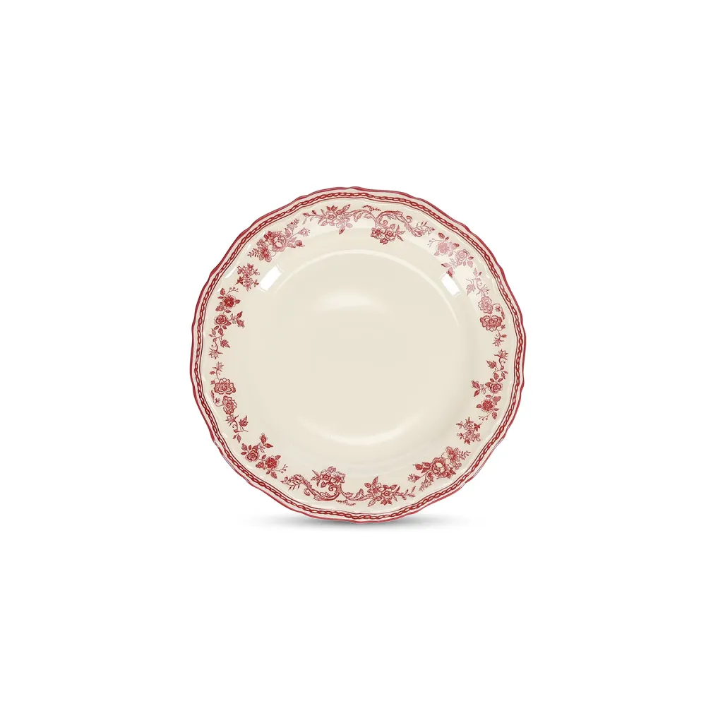 S|P Collection - Plat bord 21,5cm burgundy Cyril - Set van 4 SP Collection