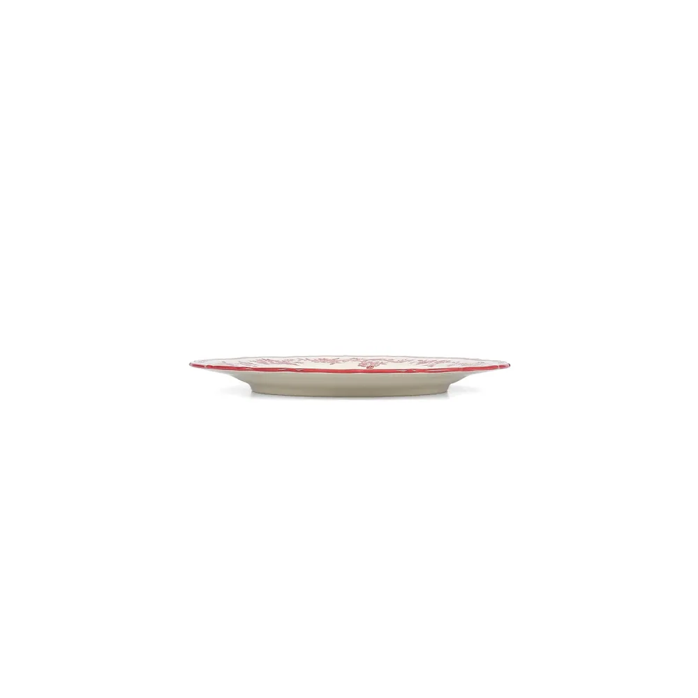 S|P Collection - Plat bord 21,5cm burgundy Cyril - Set van 4 SP Collection