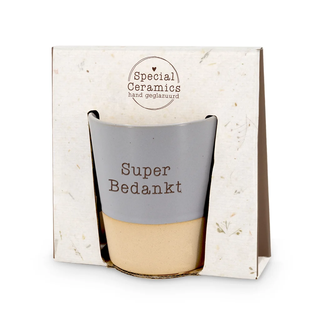 Special ceramics mok - Super bedankt