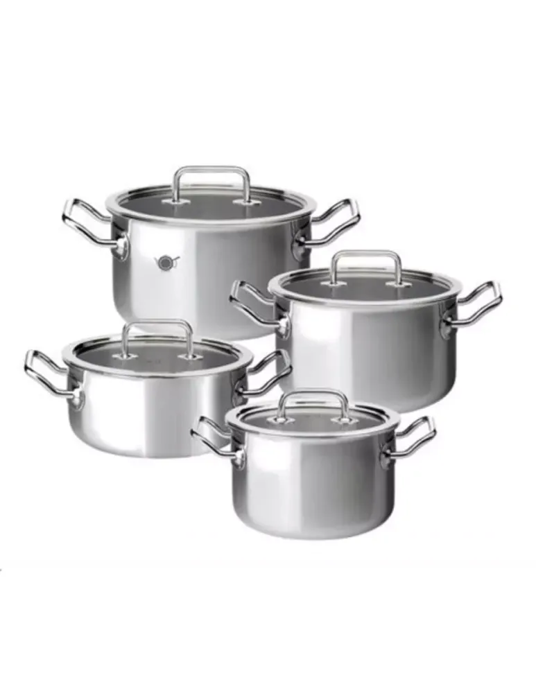 Brigade Basic Pannenset met Glazen Deksel 4-delig Spring