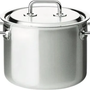 Spring Brigade premium Hoge braadpan met deksel 24 cm