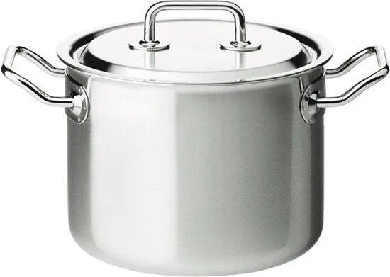 Spring Brigade premium Hoge braadpan met deksel 24 cm
