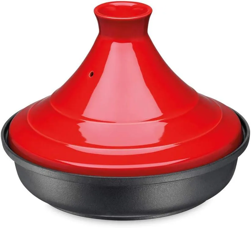 Spring Escale Tajine rood/zwart 28 cm