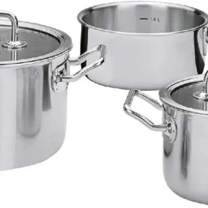 Spring Pottenset met Glasdeksel 3-delig