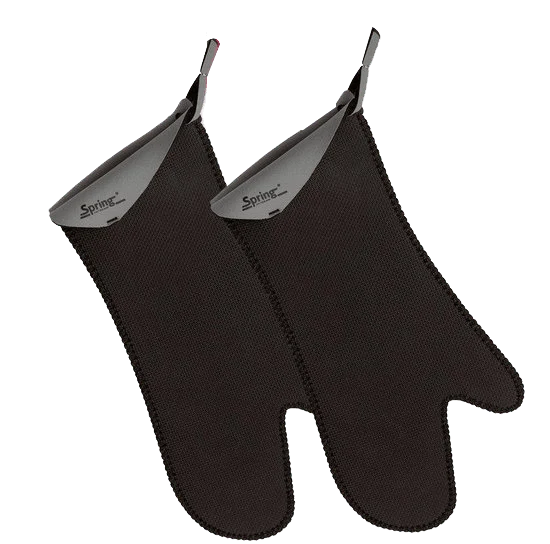 Spring Spring Grips Ovenwanten lang grijs 1 Paar