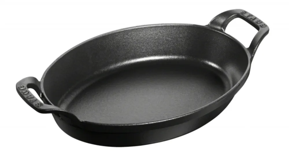 Ovenschaal Ovaal Zwart 24 cm Staub