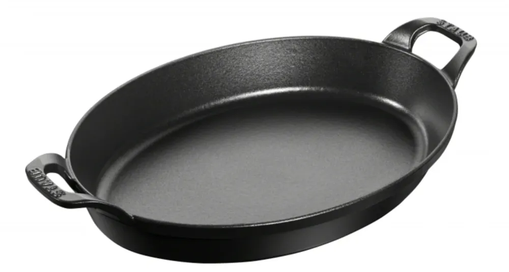 Ovenschaal Ovaal Zwart 32 cm Staub