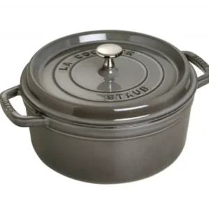 Ronde Braadpan Grafietgrijs 26 cm Staub