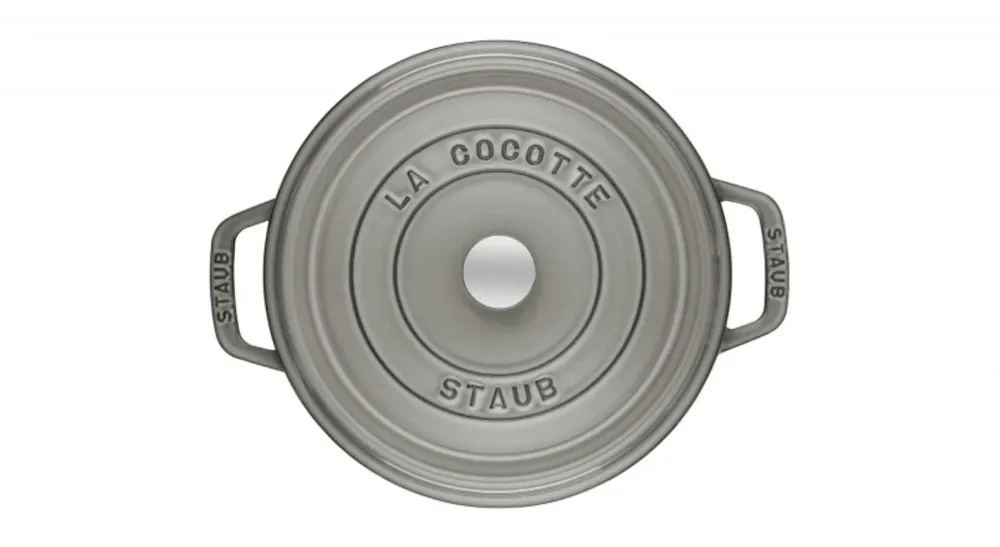 Ronde Braadpan Grafietgrijs 26 cm Staub