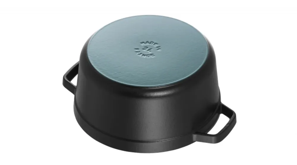 Ronde Braadpan Zwart 28 cm Staub