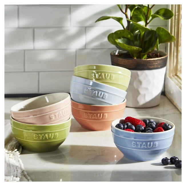 Staub Ceramique set kommetjes 12cm macaron 6-delig