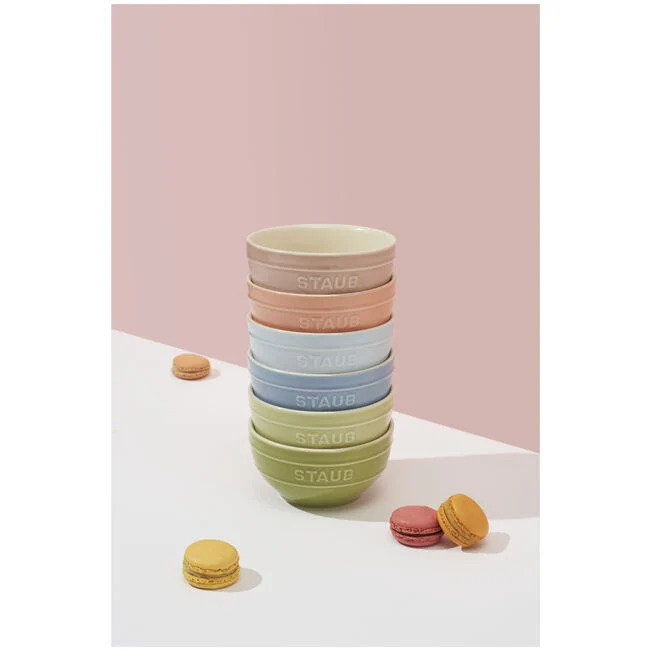 Staub Ceramique set kommetjes 12cm macaron 6-delig