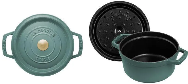 Staub Cocotte 24 cm 3,8 L Eucalyptus