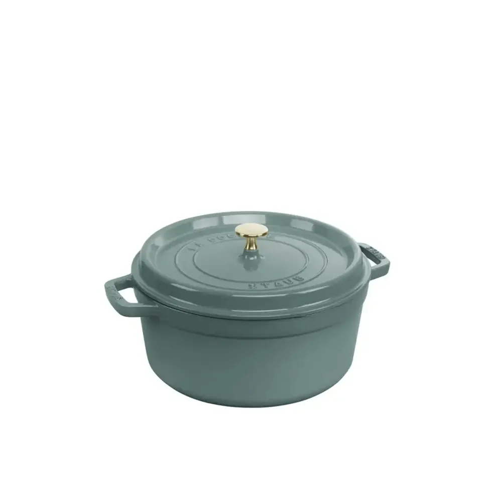 Staub Cocotte 26 cm 5,2 L Eucalyptus