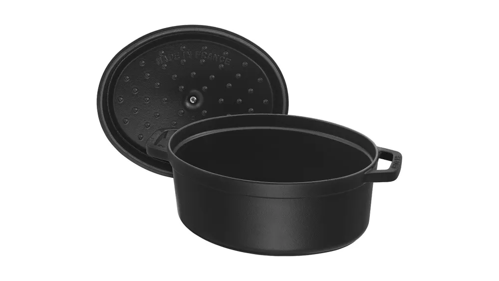 Staub Cocotte , ovaal 41 cm - zwart