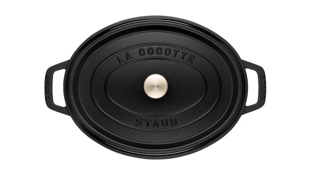 Staub Cocotte , ovaal 41 cm - zwart