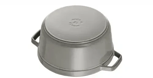 Staub Cocotte , rond 20 cm - grafietgrijs