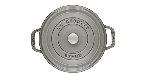 Staub Cocotte , rond 20 cm - grafietgrijs
