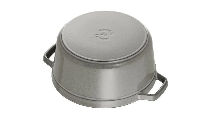 Staub Cocotte , rond 20 cm - grafietgrijs
