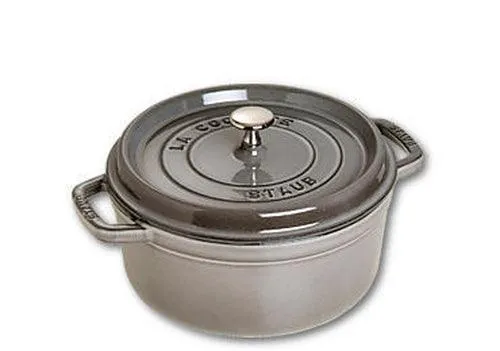 Staub Cocotte , rond 26 cm - grafietgrijs