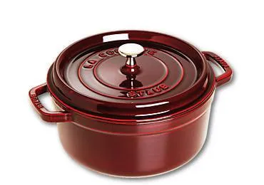Staub Cocotte , rond 26 cm - grenadine