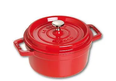 Staub Cocotte , rond 20 cm - kers