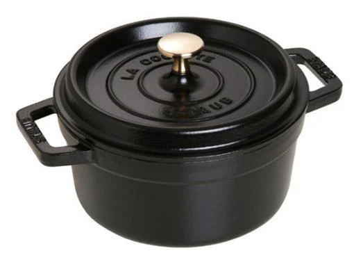 Staub Cocotte , rond 20 cm - zwart