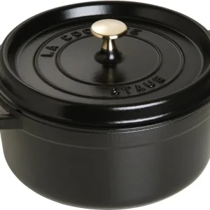 Staub Cocotte , rond 24 cm - zwart