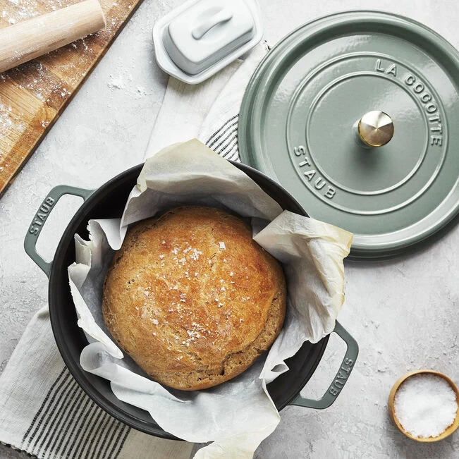 Staub La Cocotte stoofpot 28cm eucalyptus