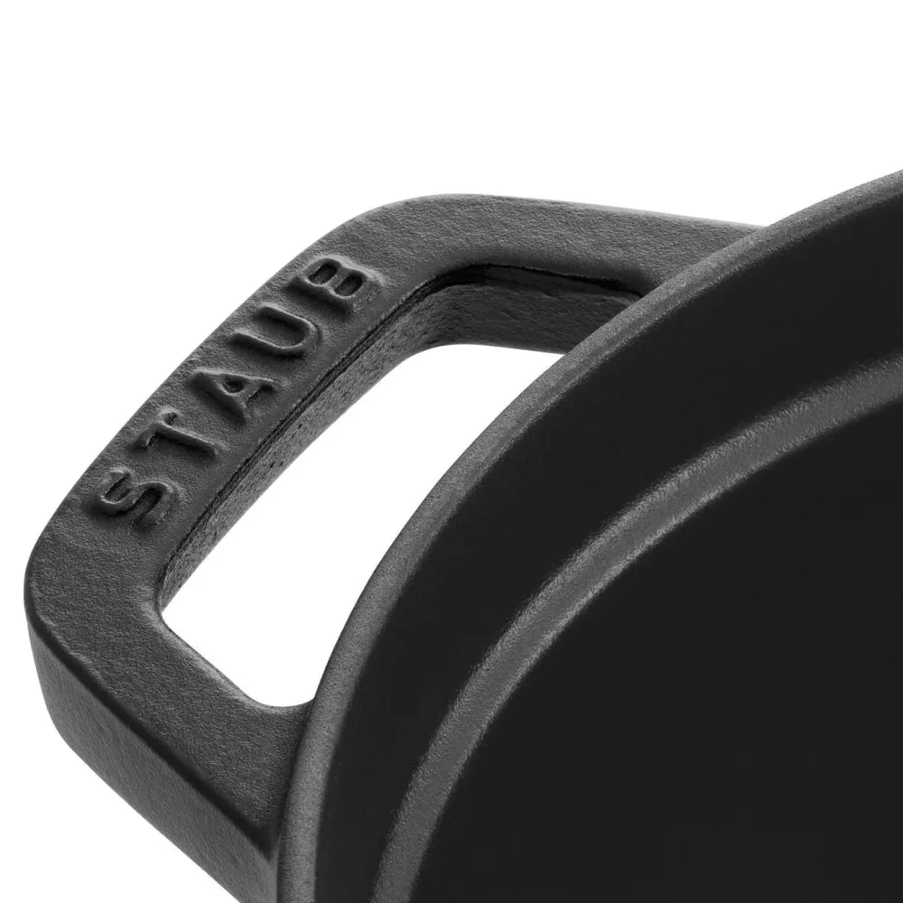 Staub La Cocotte stoofpot ovaal 31cm zwart