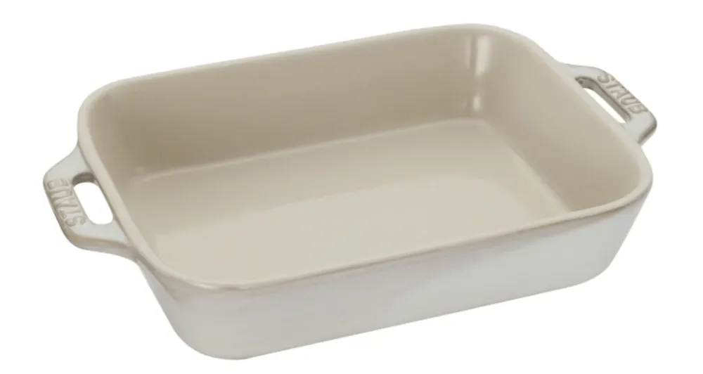 Staub Gratineerschaal 20 x 16 cm - ivoor