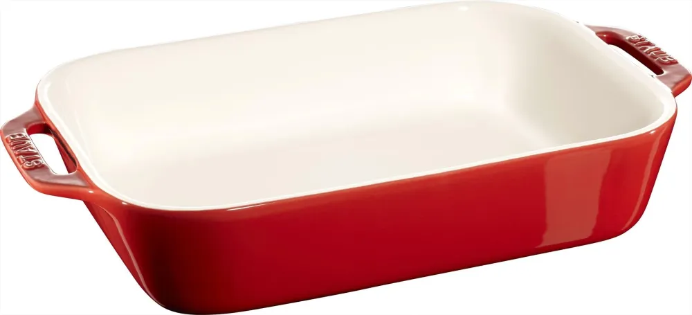 Staub Gratineerschaal 27 x 20 cm - kers